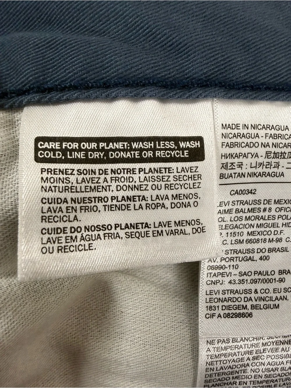 Levi's Men's Dark Blue Relaxed Jeans